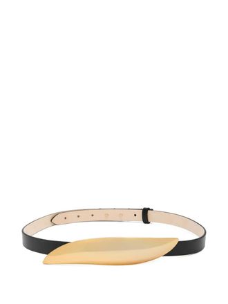 D&eacute;hanche Arp leather belt - women - Calf Leather - M - Black