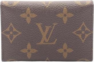 Louis Vuitton Pre-owned Wallets, female, Brown, Size: ONE SIZE Pre-owned Monogram Card Case