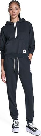 Converse Womens Chuck Patch Hoodie in Converse Black at Nordstrom, Size X-Large