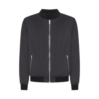 Dolce & Gabbana Bomber Jassen - Heren - Bomber jackets - Zwart - XS - Leer - Jassen