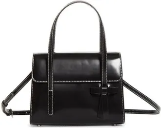 Sandy Liang Mini Mum Crossbody Bag in Black at Nordstrom