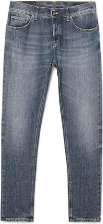 Dondup Mius Jeans - Heren - Slim Fit Jeans - Blauw - W35 - Katoen - Jeans