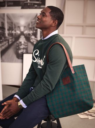 Simons Womens Organic cotton 1840 tote bag Our History, Our Heritage Collection