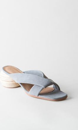 Huma Blanco Kira Slide Sandal in Grey Suede at Nordstrom, Size 36
