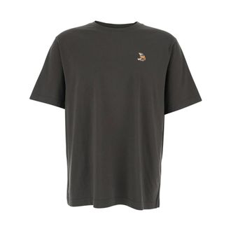 Maison Kitsun&eacute; Dreaming Fox Comfort Tee-Shirt - male - Maison Kitsun&eacute; - T-Shirts - Brown - L - Tops