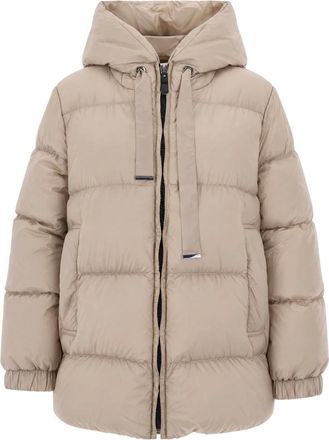 Max Mara Seia Down Jacket - Jackets - Mujer - Beige - S