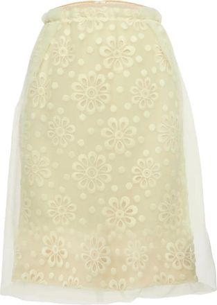 Louis Vuitton Minigonna a fiori - Giallo