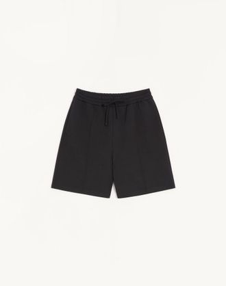 Valentino Valentino cotton bermuda shorts with VGold Man BLACK XXL