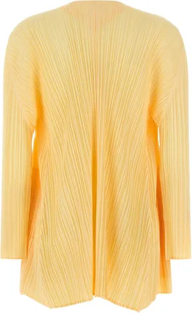 Pleats Please Issey Miyake Cardigan - Yellow