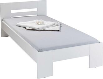 ebuy24 Struttura Letto Singolo 90x200 senza Doghe Bianco