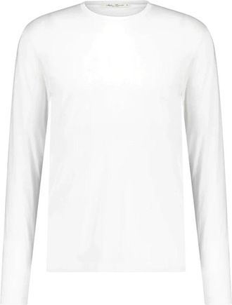 Stefan Brandt Long Sleeve Tops - Heren - Longsleeves - Wit - 2XL - Tops