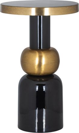 Richmond Interiors Design Beistelltisch Mose &oslash; 41 x H&ouml;he 63 cm -Schwarz