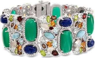 Ross-Simons 85.00- Multi-Gem Bracelet in Sterling Silver