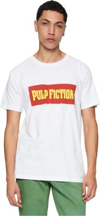 Merchcode Merchcode Mens Mc844-pulp Fiction Logo Tee T-Shirt, White, XS