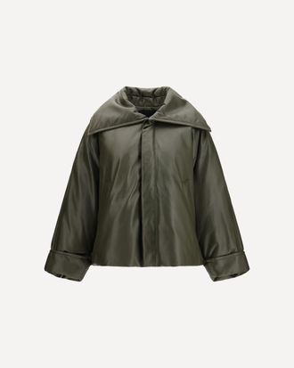Bottega Veneta Giacca imbottita in pelle lucida Woman 36