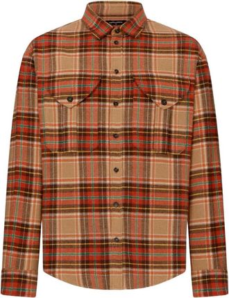 Dsquared2 D2 Cottage Military Shirt - - Shirts - Uomo - Beige - L