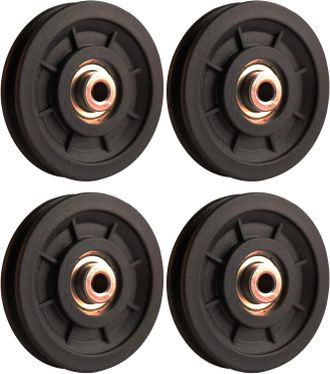 OEM Accessorio Di Sollevamento, 4 Pulegge In Nylon Con Cuscinetto Da 110 Mm, Puleggia Muscolare, Ruota Universale Per Porta Del Garage Per Attrezzature Da