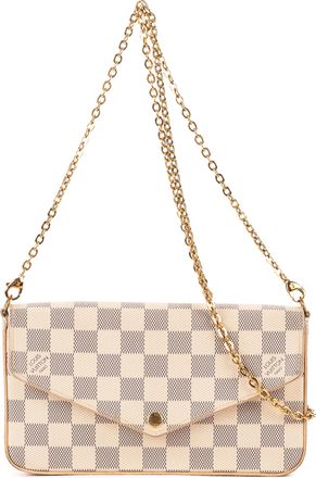 Louis Vuitton Pre-owned Womens Pochette F&eacute;licie Handbag - White - One Size