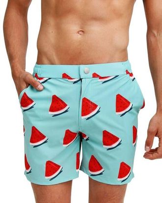 Mosmann Mens Swim Shorts in Aqua at Nordstrom, Size X-Large Au