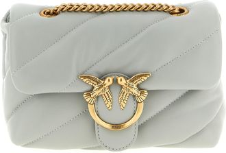 Pinko Mini Love Puff Borse A Tracolla Grigio-Donna