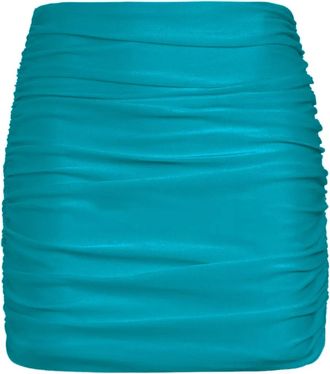 PatBo Minigonna con ruches - Blu