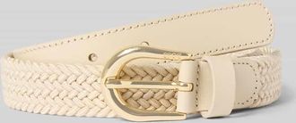 HUGO BOSS G&uuml;rtel aus echtem Rindsleder Modell Carol-WnE-L in Beige, Gr&ouml;&szlig;e 100