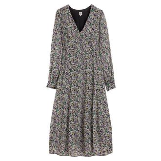 La Redoute Collections Wijd uitlopende lange jurk, bloemenprint