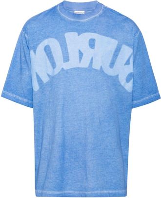 Marcelo Burlon graphic print T-shirt - men - Cotton - M - Blue