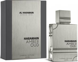 Al Haramain Perfumes Mens Amber Oud Carbon Edition For Him 200ml EDP Spray - One Size
