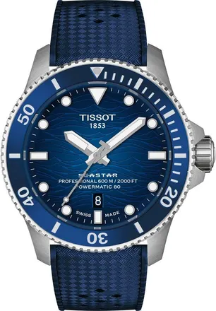 Tissot Seastar 2000 Professional Powermatic 80 Watch, 44mm in Blue Gradient at Nordstrom