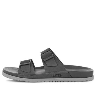UGG Wainscott Buckle Slide Dark Grey 1124901-DGRY