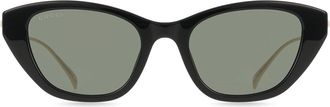 Gucci GG1968S 001 Womens Sunglasses Black Size 50