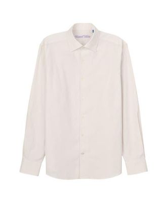 Robert Talbott Morgan Pinwale Corduroy Shirt in Cream at Nordstrom, Size Xxx-Large