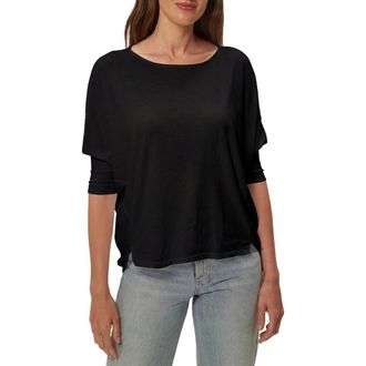 Michael Stars Selma Dolman Sleeve T-Shirt in Black at Nordstrom