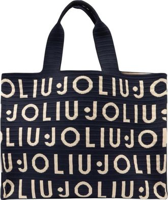 Liu Jo L Tote Knitted Logo - Dames - Shoppers - Veelkleurig - ONE Size - Polyester - Tassen