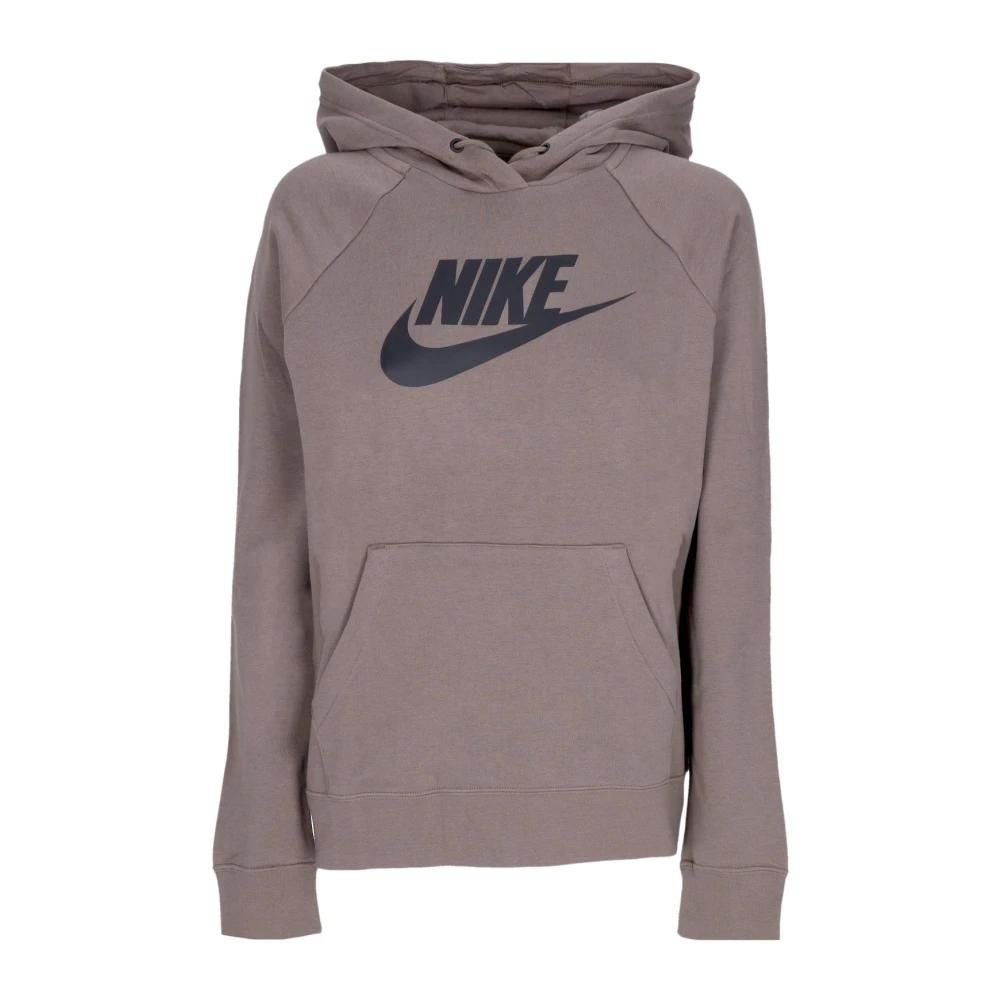 Pullover Hoodie Nike Kapuzenpullover Dunkelgrau Nike Damen