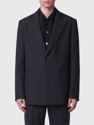 Namacheko Blazer monopetto in pura lana con rever a lancia