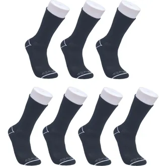 Ed Hardy Athletic Half Cushion Crew Sock 7-Pack in Black at Nordstrom