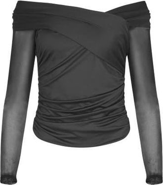 Anne Fontaine Davis T-Shirt in Black at Nordstrom, Size 40