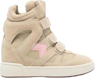 Isabel Marant IM3 Sneakers - Dames - Sneakers - Beige - 41 EU - Leer - Schoenen