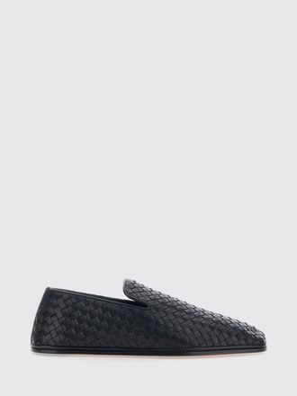 Bottega Veneta Palazzo Intrecciato Lambskin Loafers