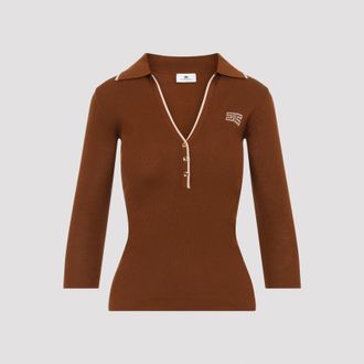 Elisabetta Franchi gebreide polo