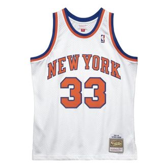 Mitchell & Ness Hombre, Camisetas, Blanco, Talla: S