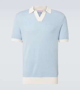 Orlebar Brown Horton wool and cotton polo sweater