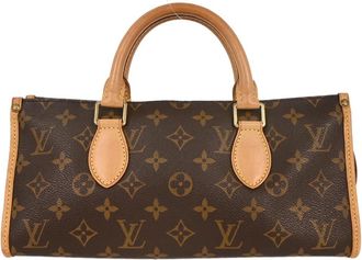 Louis Vuitton Popincourt Handle Bag Monogram Canvas Brown Canvas Handbag (Pre-Owned)