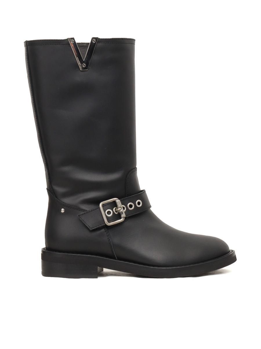 Women's Leather Biker Boots: Sale up to −70% Stylight