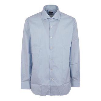 Barba Formal Shirts, male, Blue, Size: 5XL Neck Shirt