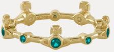 Vivienne Westwood Felicia Ring Gold-blue-cz Gold-blue-cz Unisex