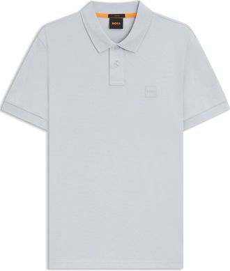HUGO BOSS Mens Hbo Passenger Premium Design Polo Shirt in Lt/Pstl Grey - Size 3XL