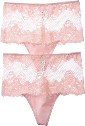 Le Mystere 2Pk Lace Allure High-Waist Thong